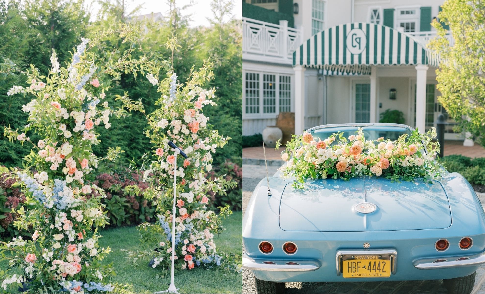 Canoe paddles seating chart for Hamptons New York wedding